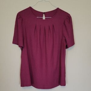 SHEIN Rich Purple Blouse